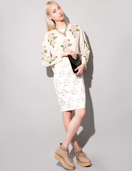 Soo Joo Park featured in  the Pixie Market lookbook for Spring/Summer 2012