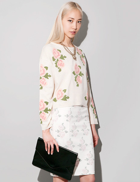 Soo Joo Park featured in  the Pixie Market lookbook for Spring/Summer 2012