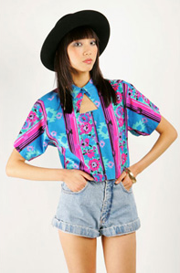 Soo Joo Park featured in  the Nasty Gal lookbook for Spring/Summer 2009