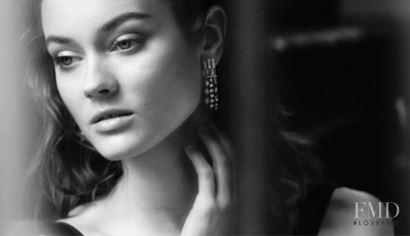 Monika Jagaciak featured in  the Chanel Fine Jewellery advertisement for Autumn/Winter 2014