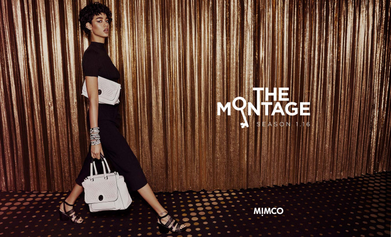 Damaris Goddrie featured in  the Mimco advertisement for Spring/Summer 2016