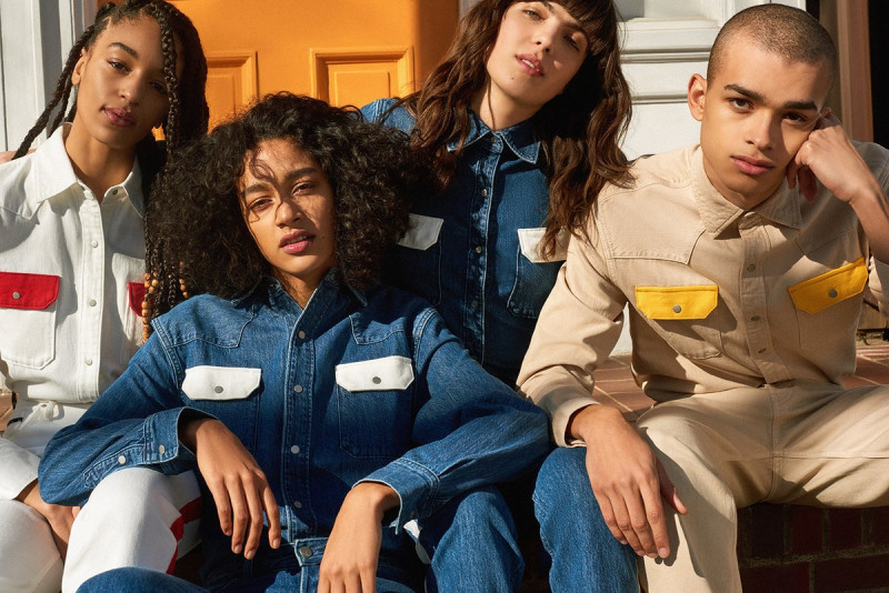 Damaris Goddrie featured in  the Urban Outfitters advertisement for Spring/Summer 2018