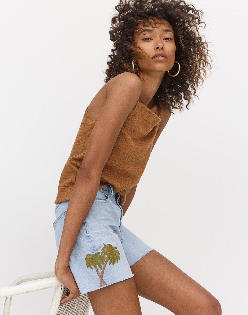 Anais Mali featured in  the Madewell lookbook for Summer 2018