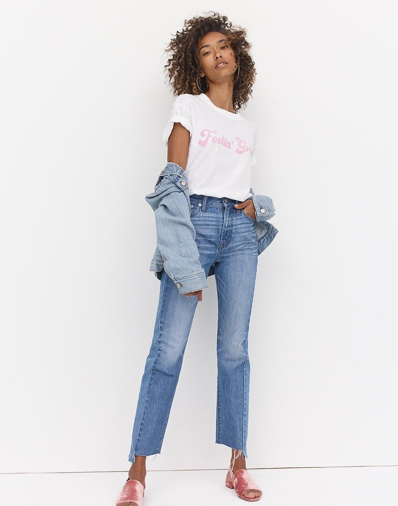 Anais Mali featured in  the Madewell lookbook for Summer 2018