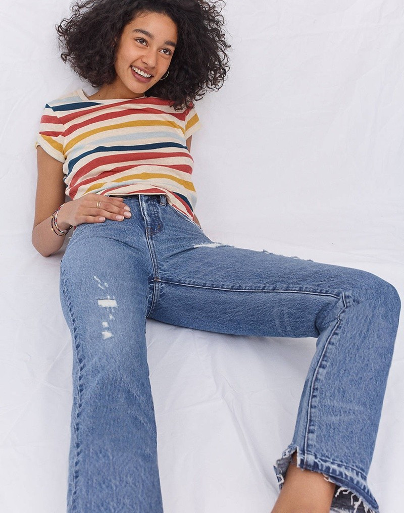 Damaris Goddrie featured in  the Madewell lookbook for Summer 2018