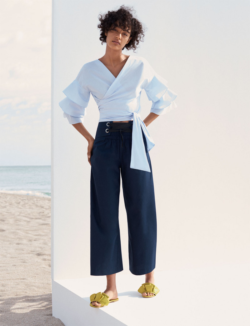 Damaris Goddrie featured in  the Zara lookbook for Spring/Summer 2017