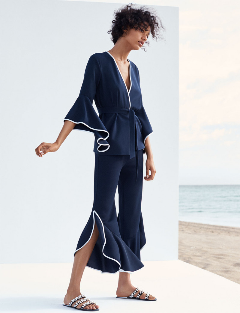 Damaris Goddrie featured in  the Zara lookbook for Spring/Summer 2017