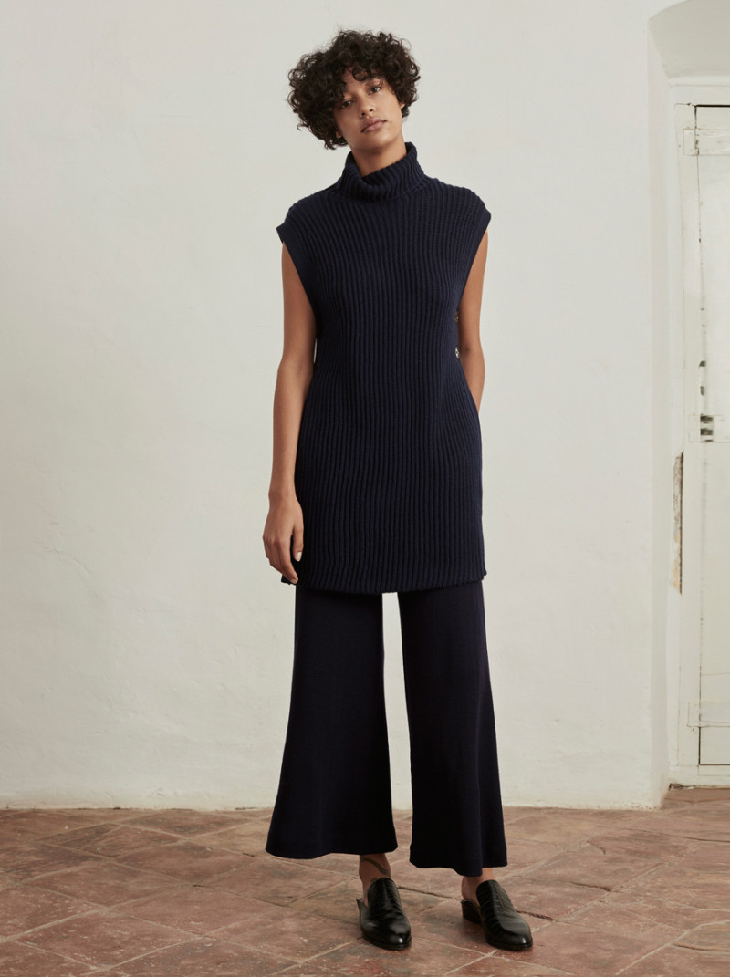 Damaris Goddrie featured in  the M. Martin lookbook for Pre-Fall 2016