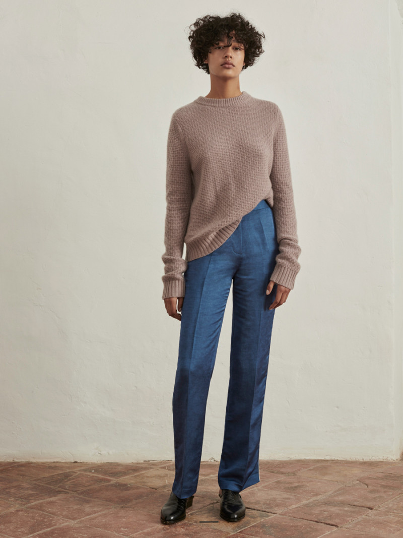 Damaris Goddrie featured in  the M. Martin lookbook for Pre-Fall 2016