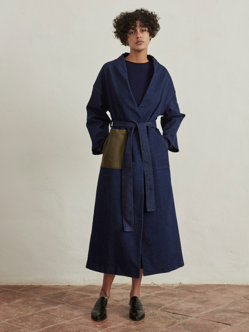 Damaris Goddrie featured in  the M. Martin lookbook for Pre-Fall 2016