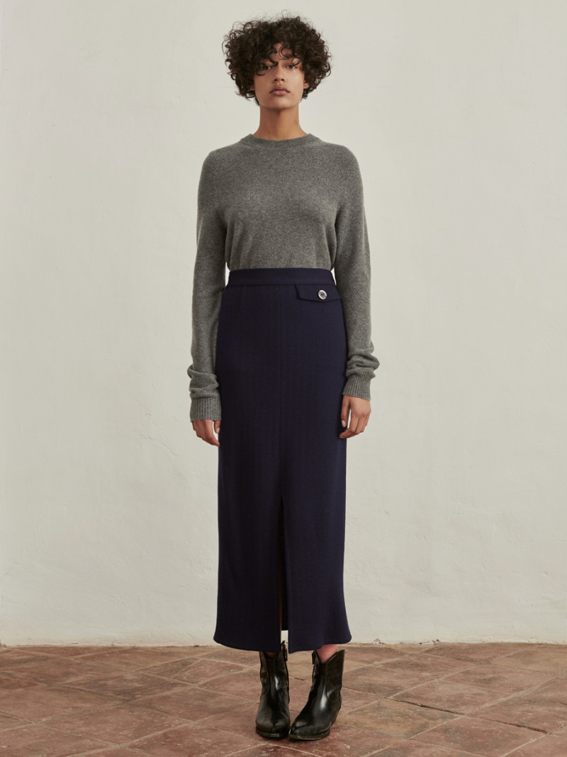 Damaris Goddrie featured in  the M. Martin lookbook for Pre-Fall 2016