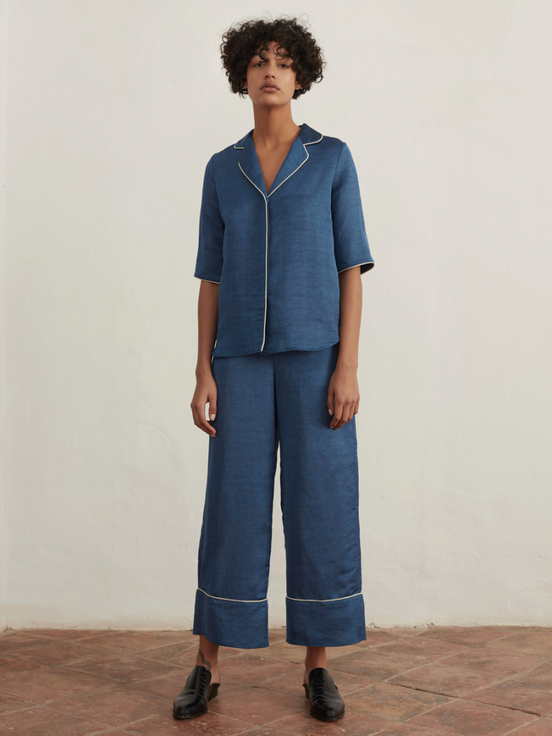 Damaris Goddrie featured in  the M. Martin lookbook for Pre-Fall 2016