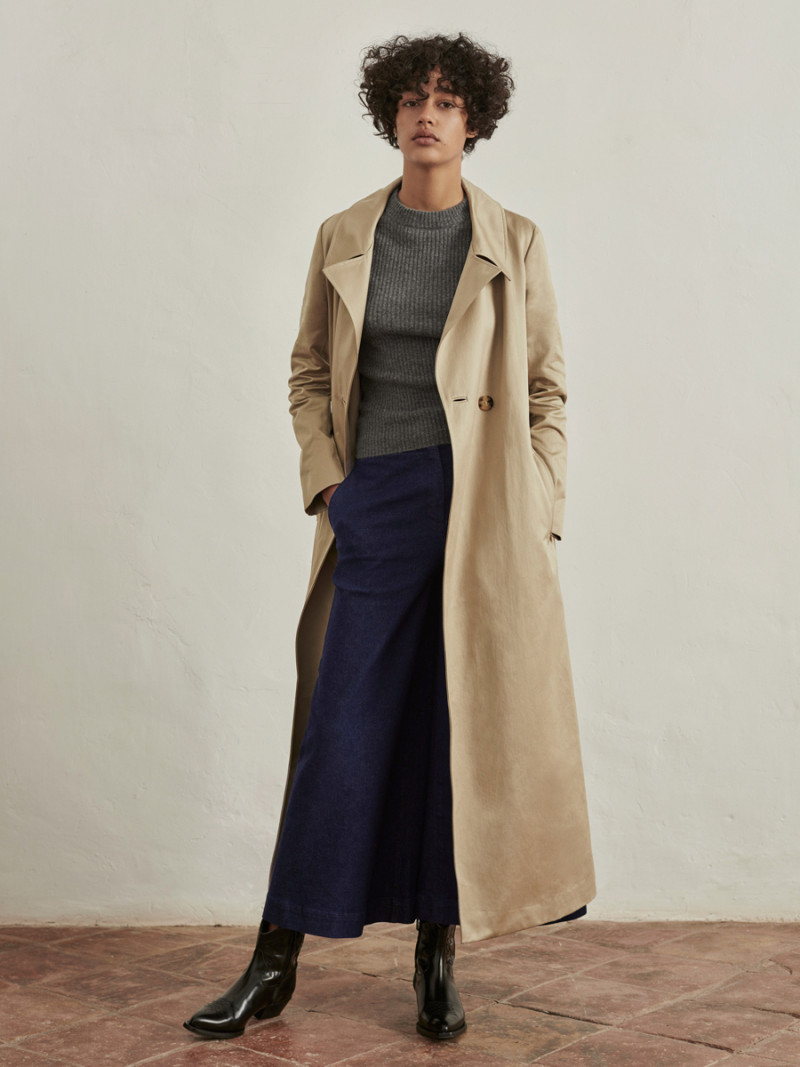 Damaris Goddrie featured in  the M. Martin lookbook for Pre-Fall 2016