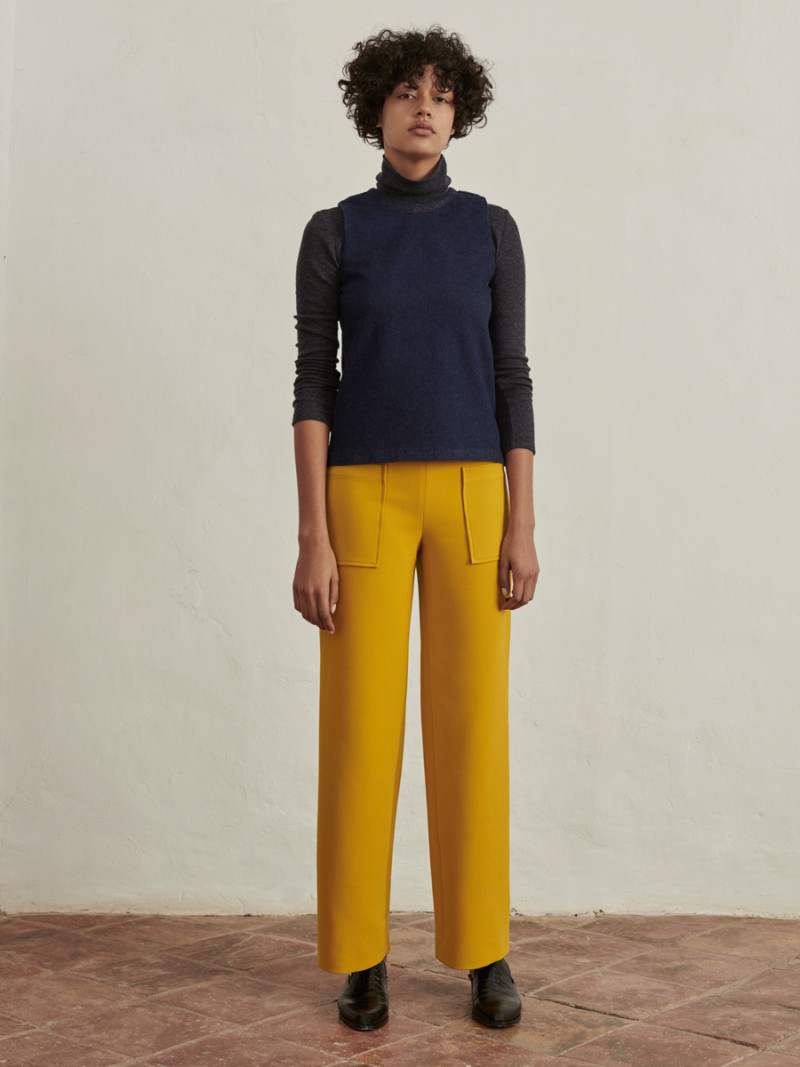 Damaris Goddrie featured in  the M. Martin lookbook for Pre-Fall 2016