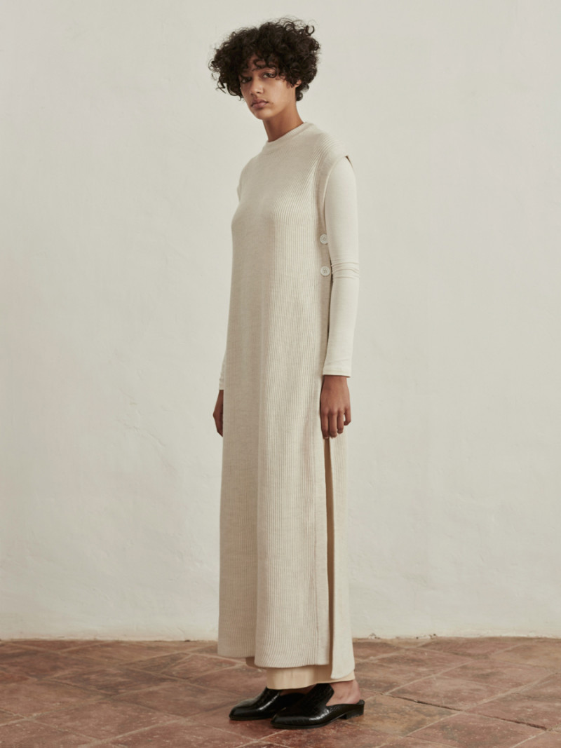 Damaris Goddrie featured in  the M. Martin lookbook for Pre-Fall 2016