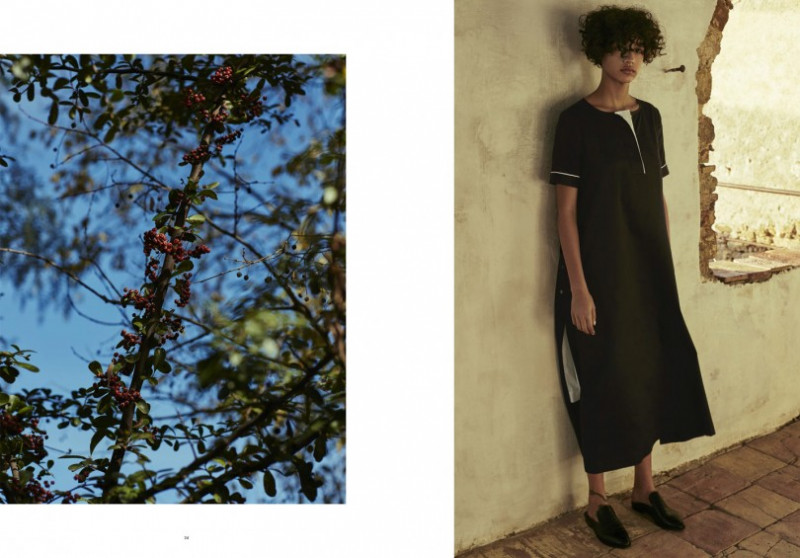 Damaris Goddrie featured in  the M. Martin advertisement for Pre-Fall 2016