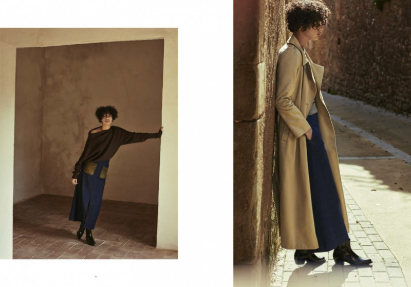 Damaris Goddrie featured in  the M. Martin advertisement for Pre-Fall 2016