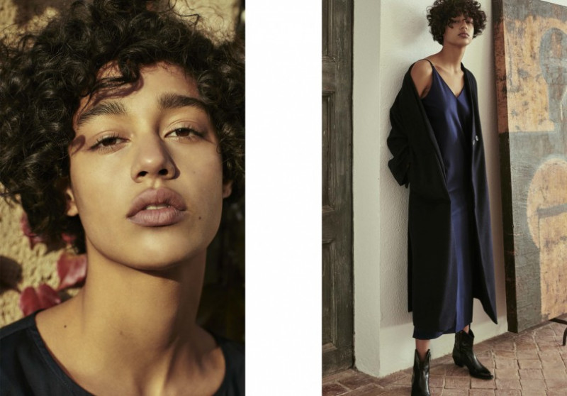 Damaris Goddrie featured in  the M. Martin advertisement for Pre-Fall 2016