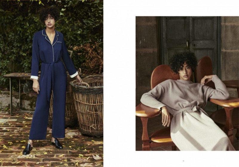 Damaris Goddrie featured in  the M. Martin advertisement for Pre-Fall 2016