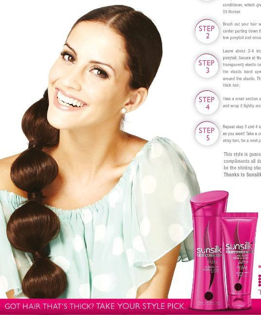 Ana Rotili featured in  the Sunsilk advertisement for Spring/Summer 2015