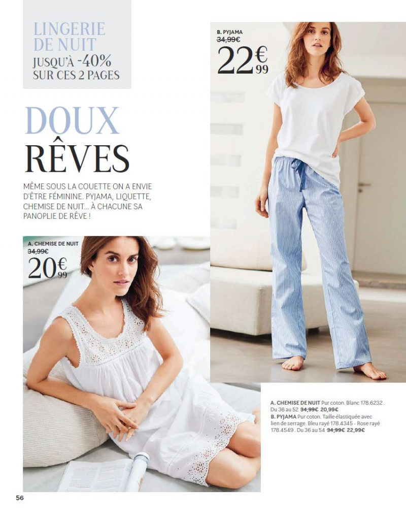 Ana Rotili featured in  the La Redoute catalogue for Summer 2017