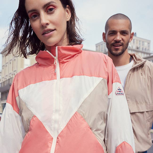 Ana Rotili featured in  the Pyrenex advertisement for Spring/Summer 2023