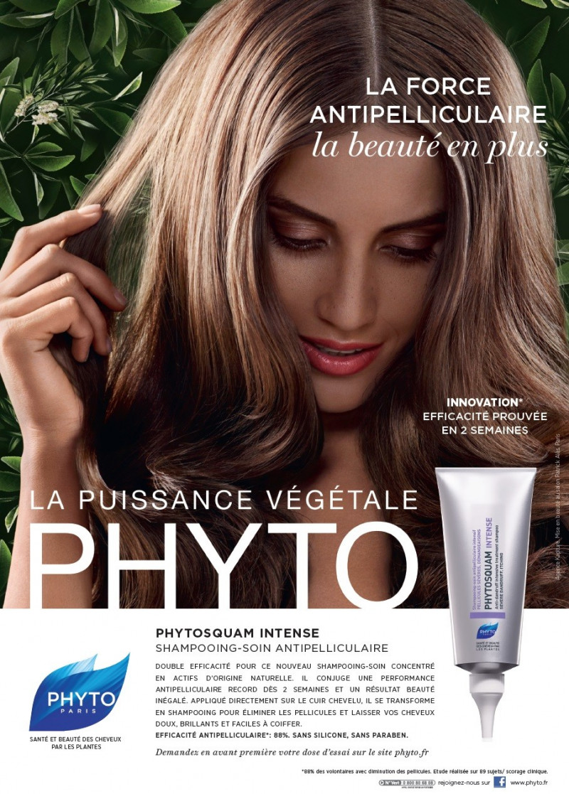 Ana Rotili featured in  the Phyto advertisement for Spring/Summer 2014