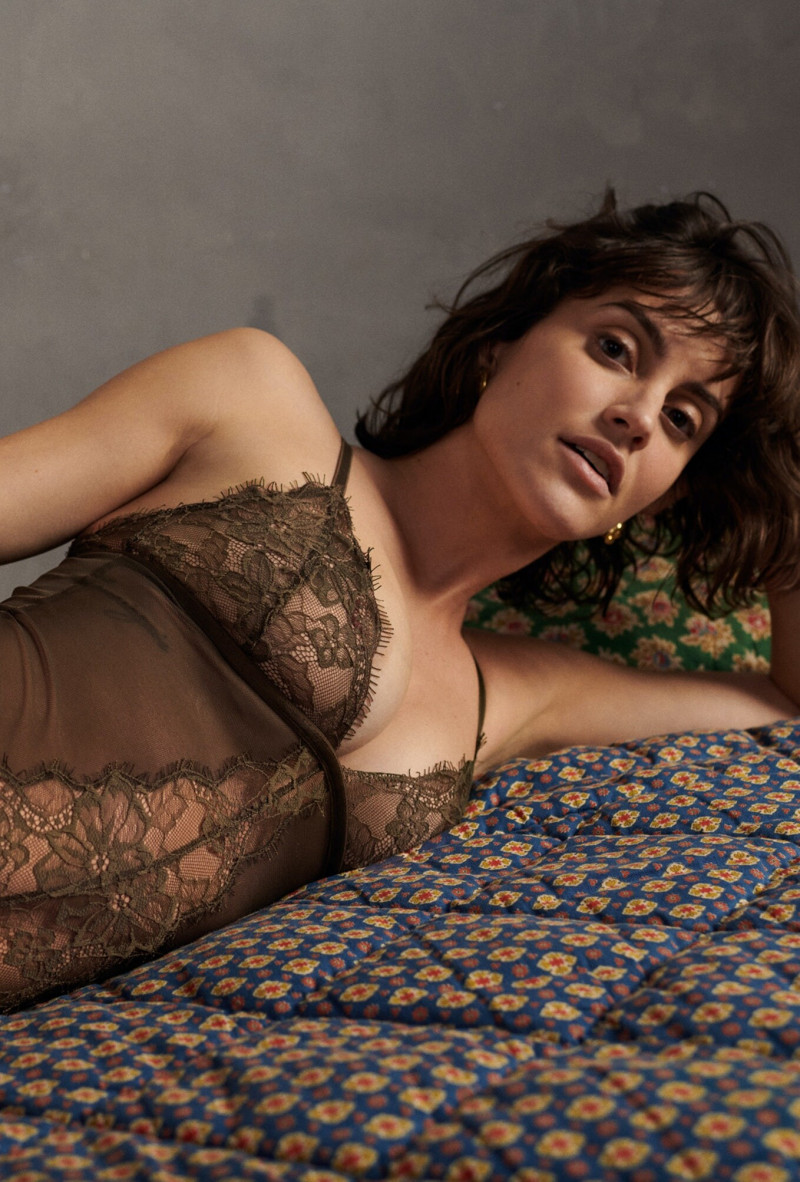 Ana Rotili featured in  the Yse Lingerie lookbook for Winter 2022