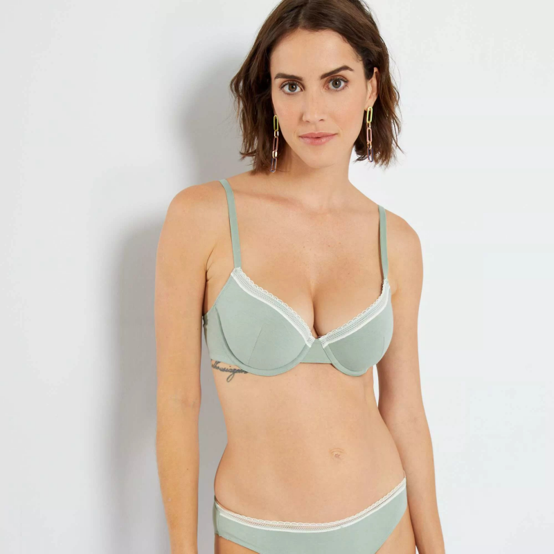 Ana Rotili featured in  the Kiabi Lingerie catalogue for Spring/Summer 2023