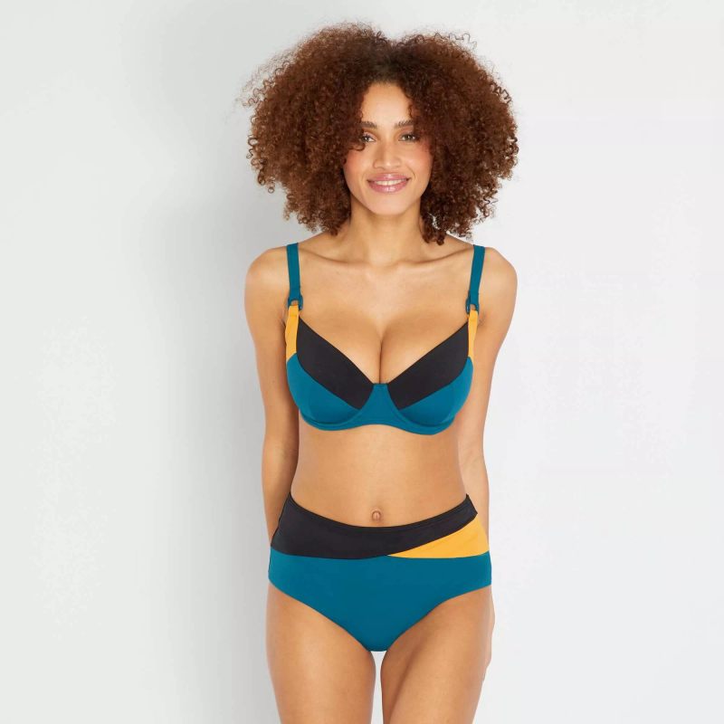 Violeth Benard featured in  the Kiabi Swimwear catalogue for Spring/Summer 2023