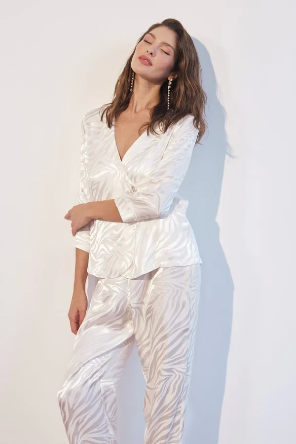 Angelina Pirtskhalava featured in  the House of Silk catalogue for Spring/Summer 2021