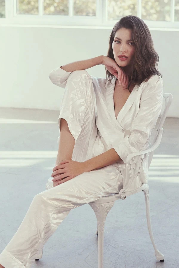 Angelina Pirtskhalava featured in  the House of Silk catalogue for Spring/Summer 2021