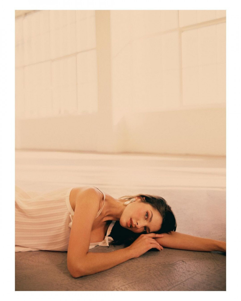 Angelina Pirtskhalava featured in  the House of Silk catalogue for Spring/Summer 2021