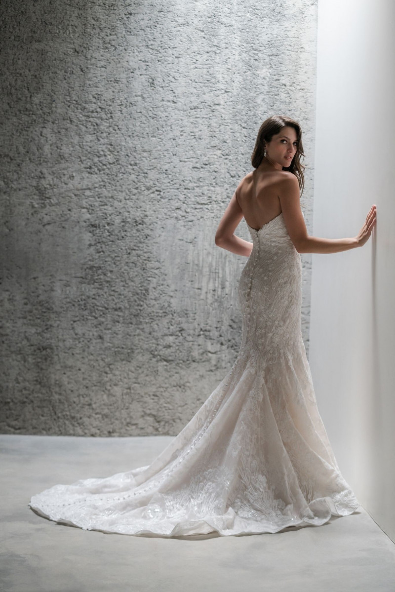 Angelina Pirtskhalava featured in  the Allure Bridals catalogue for Spring/Summer 2023