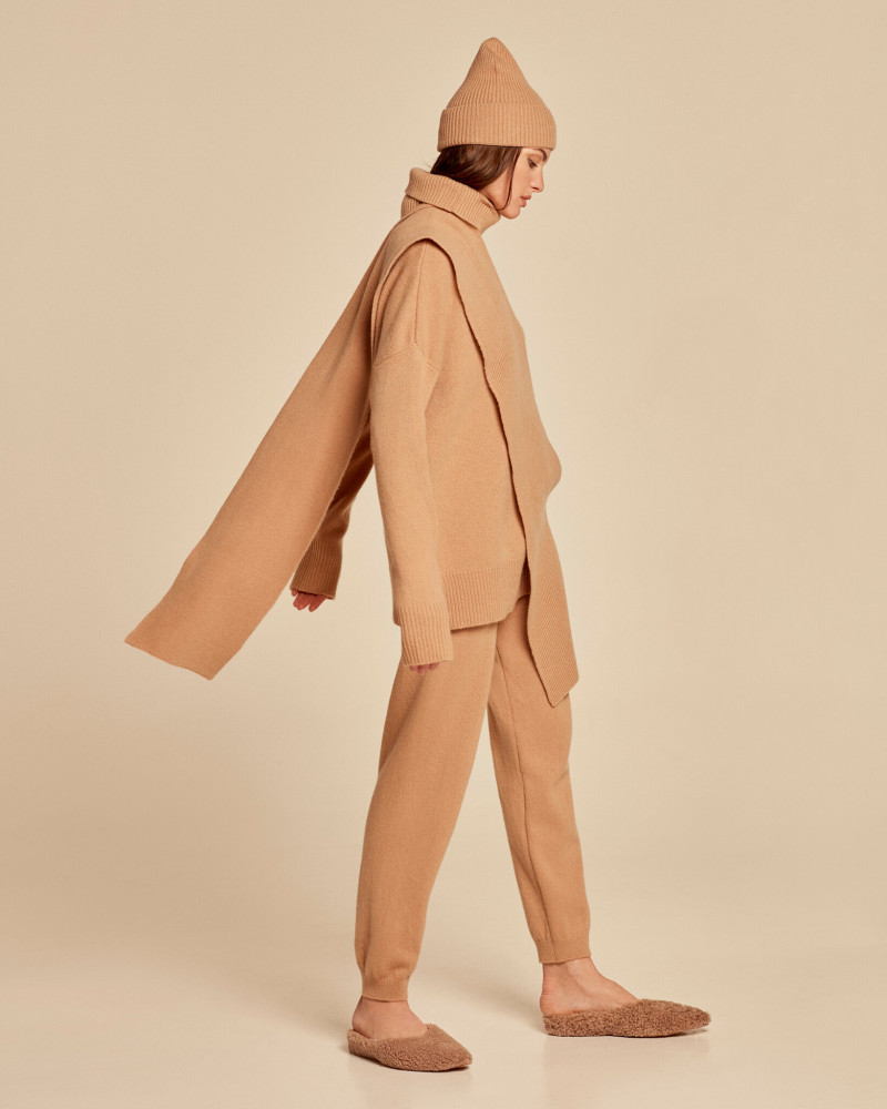 Angelina Pirtskhalava featured in  the Chalety lookbook for Autumn/Winter 2022