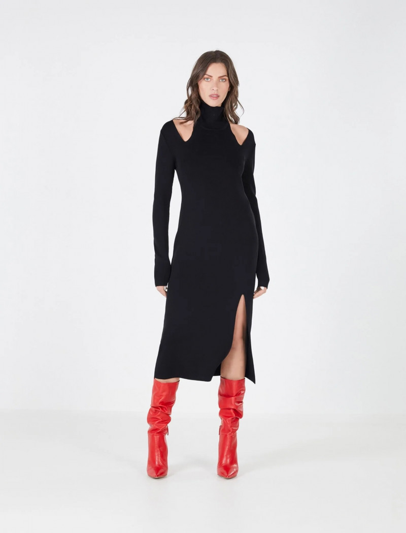 Angelina Pirtskhalava featured in  the BCBG By Max Azria catalogue for Winter 2022