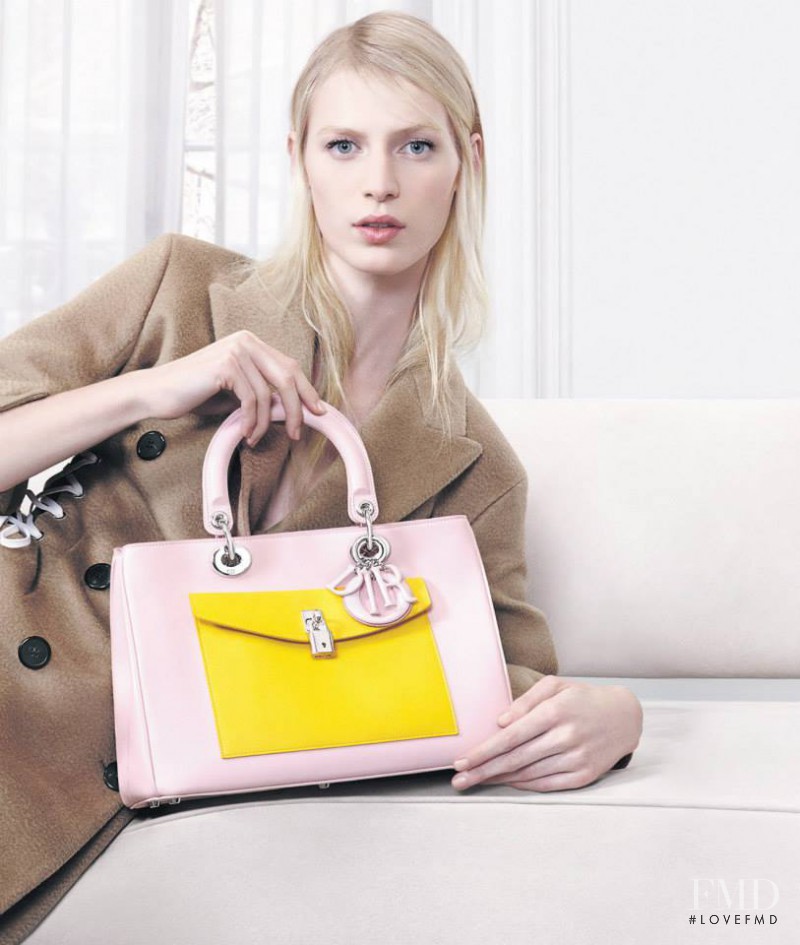Julia Nobis featured in  the Christian Dior advertisement for Autumn/Winter 2014
