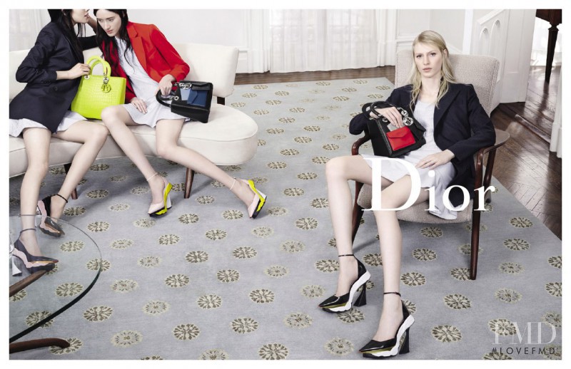 Fei Fei Sun featured in  the Christian Dior advertisement for Autumn/Winter 2014