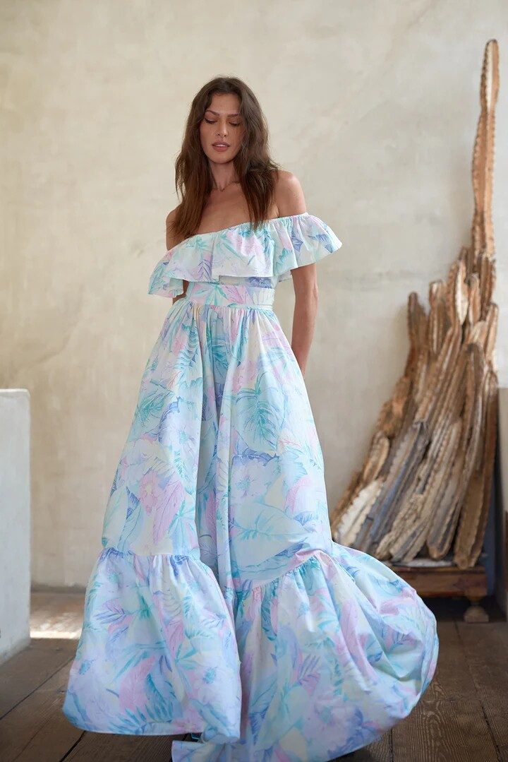 Angelina Pirtskhalava featured in  the Selkie catalogue for Spring/Summer 2023