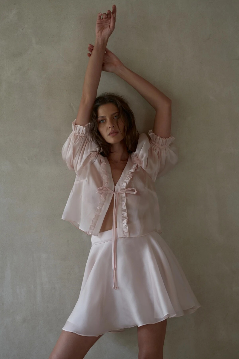 Angelina Pirtskhalava featured in  the Selkie catalogue for Spring/Summer 2023