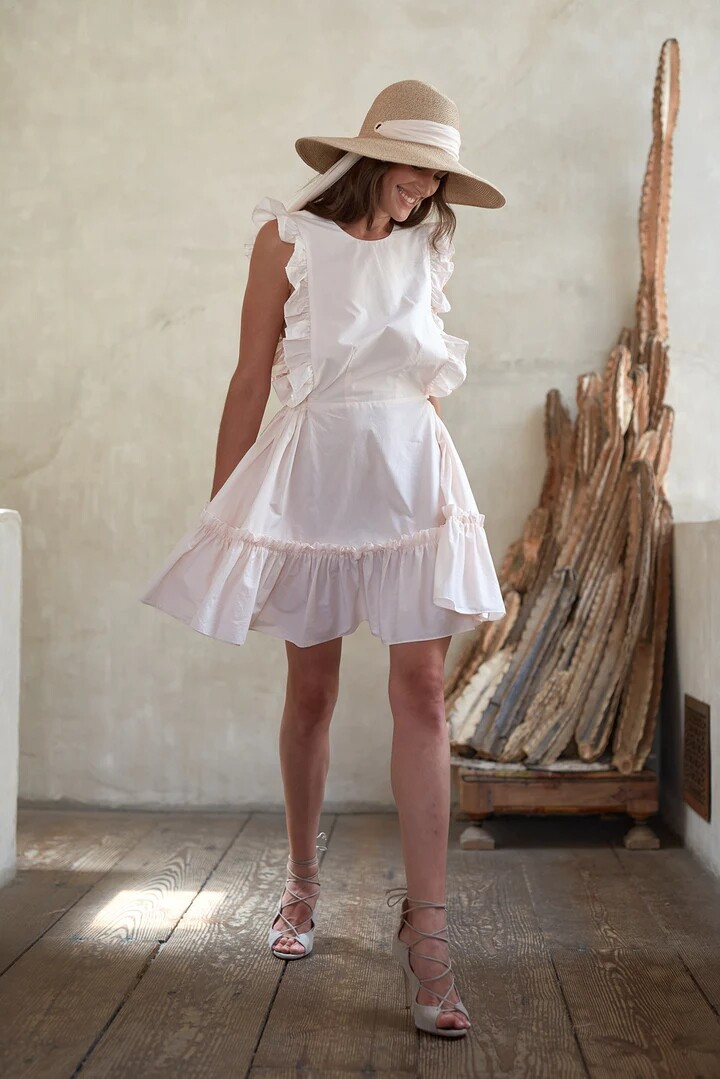Angelina Pirtskhalava featured in  the Selkie catalogue for Spring/Summer 2023
