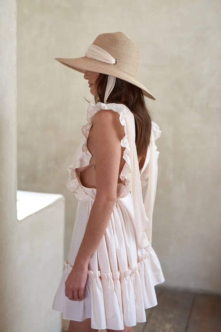 Angelina Pirtskhalava featured in  the Selkie catalogue for Spring/Summer 2023