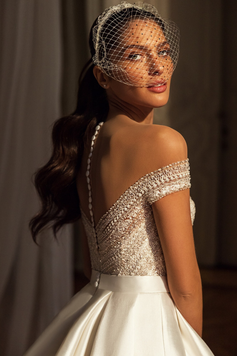 Angelina Pirtskhalava featured in  the Luce Sposa catalogue for Spring/Summer 2023