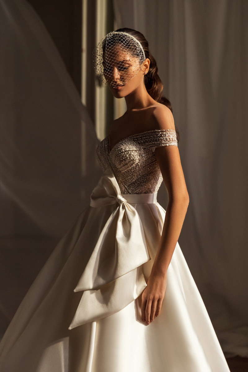 Angelina Pirtskhalava featured in  the Luce Sposa catalogue for Spring/Summer 2023