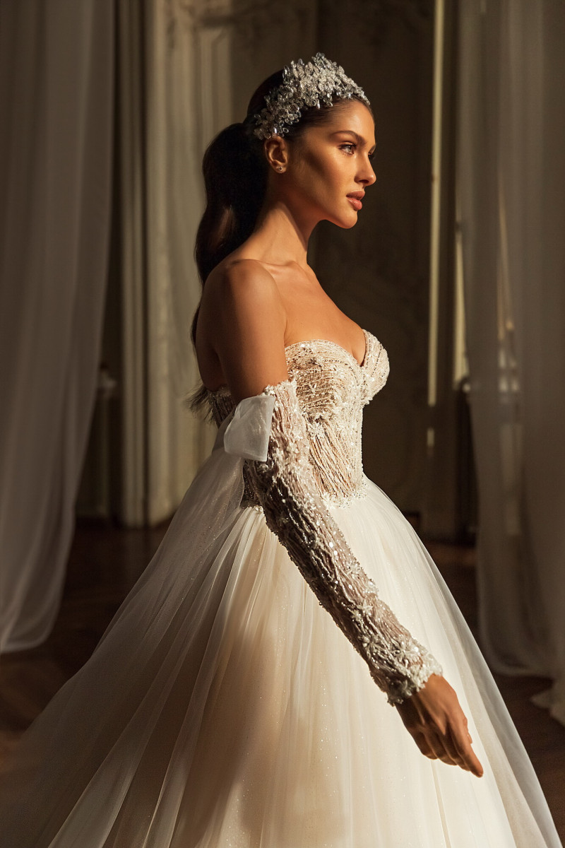 Angelina Pirtskhalava featured in  the Luce Sposa catalogue for Spring/Summer 2023