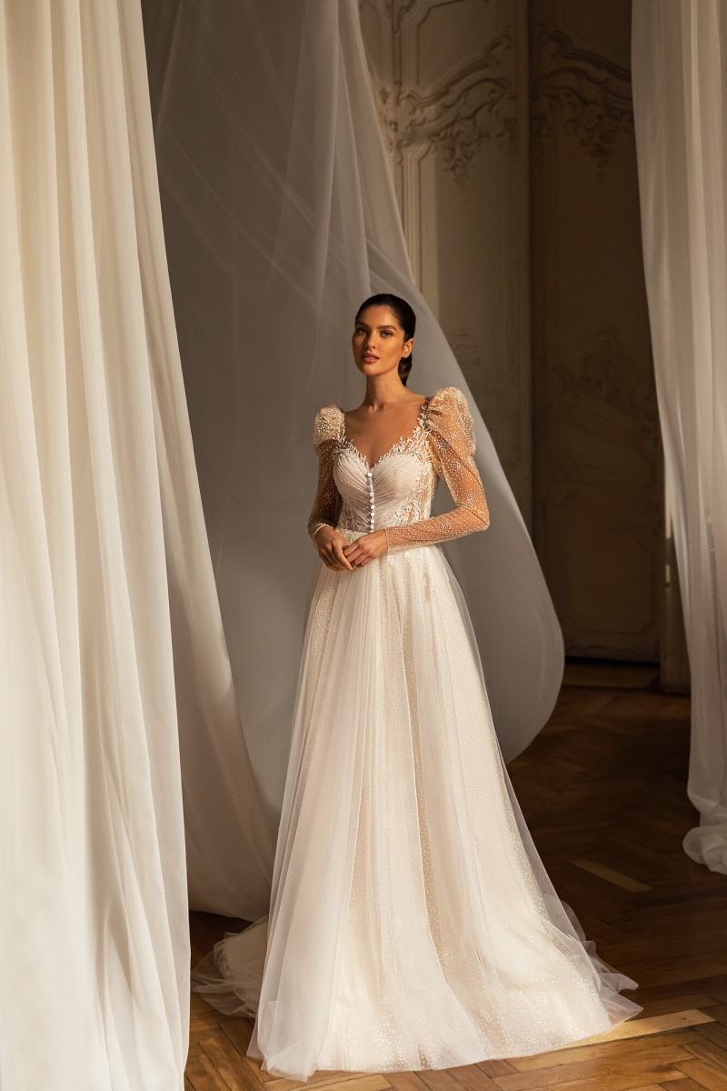 Angelina Pirtskhalava featured in  the Luce Sposa catalogue for Spring/Summer 2023