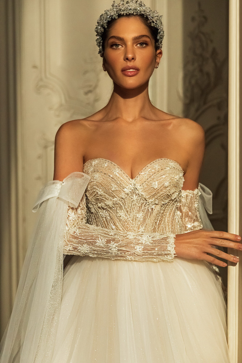 Angelina Pirtskhalava featured in  the Luce Sposa catalogue for Spring/Summer 2023