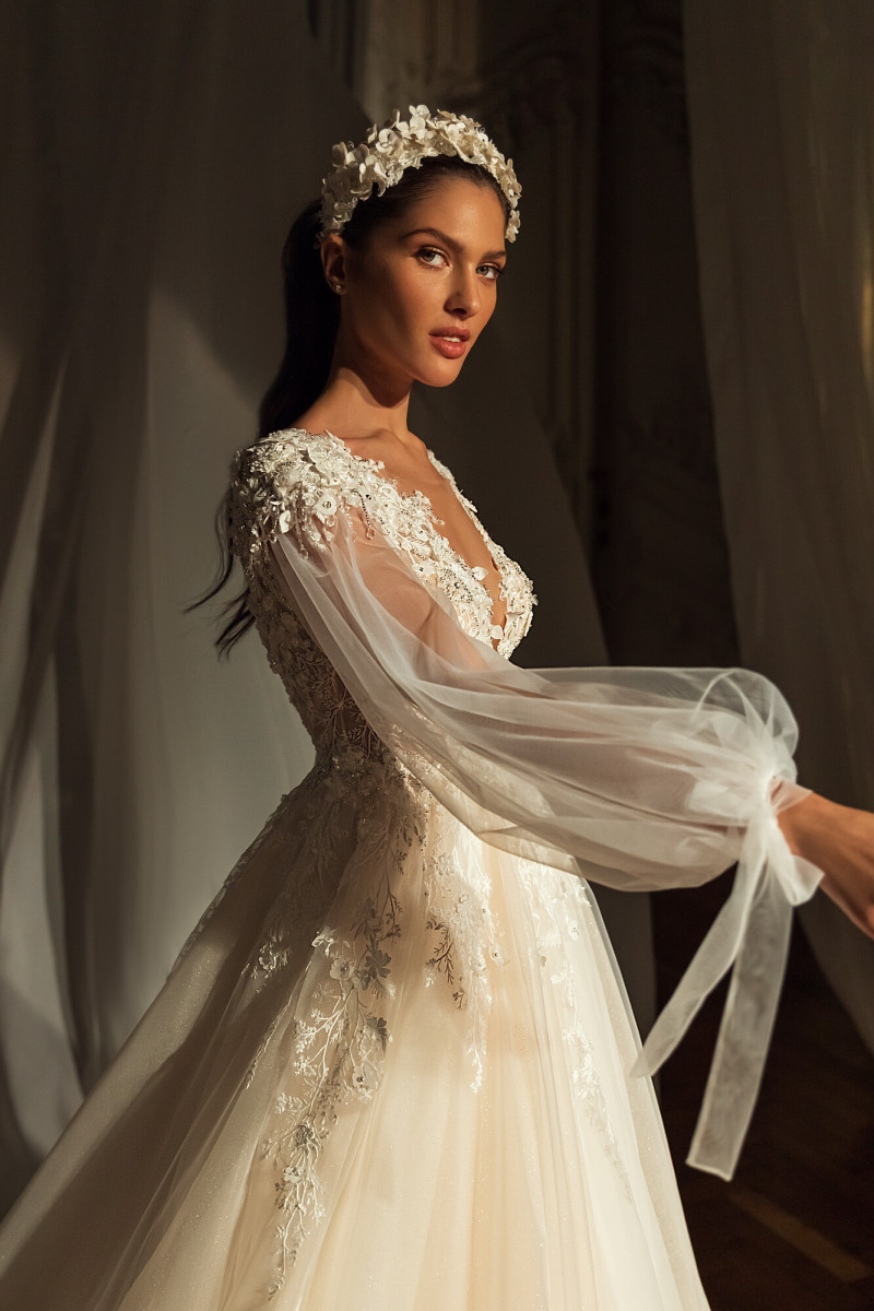 Angelina Pirtskhalava featured in  the Luce Sposa catalogue for Spring/Summer 2023