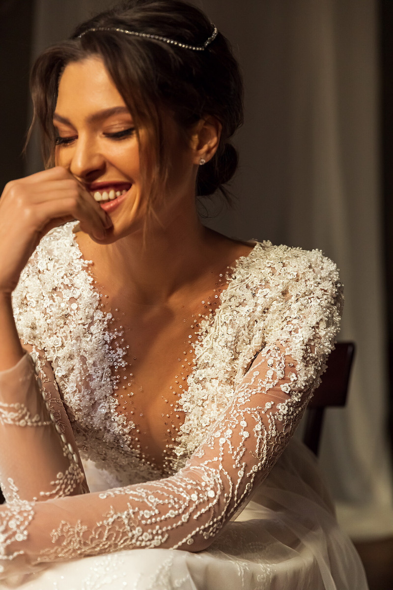 Angelina Pirtskhalava featured in  the Luce Sposa catalogue for Spring/Summer 2023