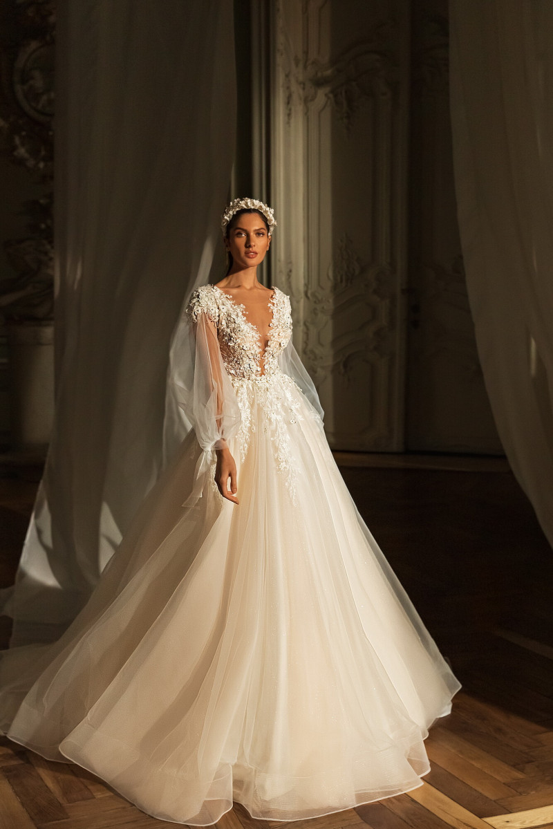 Angelina Pirtskhalava featured in  the Luce Sposa catalogue for Spring/Summer 2023